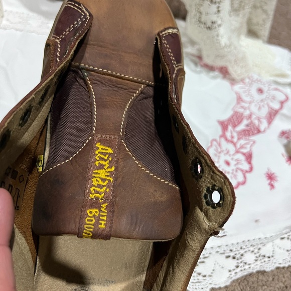 Vintage 90s Dr Martens Air Ware Leather Shoes - Picture 4 of 12